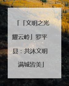「文明之光耀云岭」罗平县：共沐文明 满城皆美