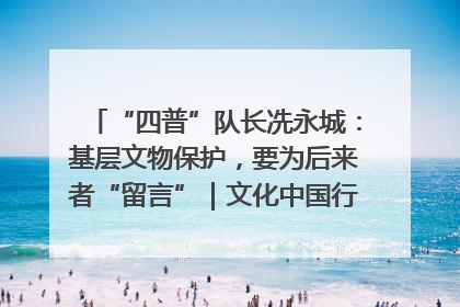 “四普”队长冼永城：基层文物保护，要为后来者“留言”｜文化中国行·我在广东找文物
