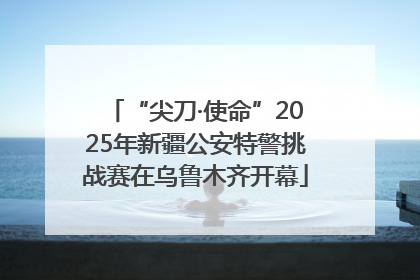 “尖刀·使命”2025年新疆公安特警挑战赛在乌鲁木齐开幕
