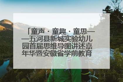 童声・童趣・童思——五河县新城实验幼儿园首届思维导图讲述嘉年华暨安徽省学前教育教研基地园项目阶段性成果展示活动
