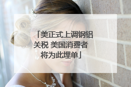 美正式上调钢铝关税 美国消费者将为此埋单