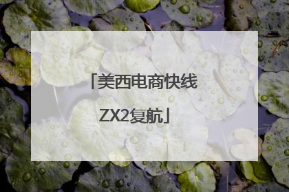 美西电商快线ZX2复航