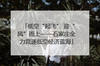 低空“起飞” 迎“风”而上——石家庄全力竞逐低空经济蓝海