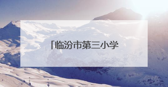 临汾市第三小学：牢记党的教导 争做强国少年