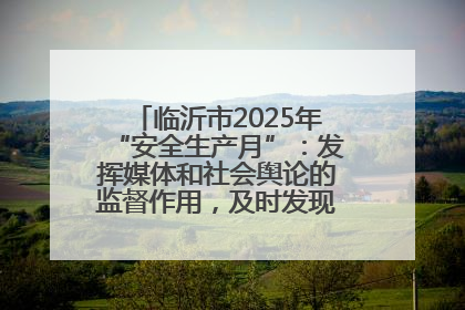 临沂市2025年“安全生产月”：发挥媒体和社会舆论的监督作用，及时发现并消除安全隐患