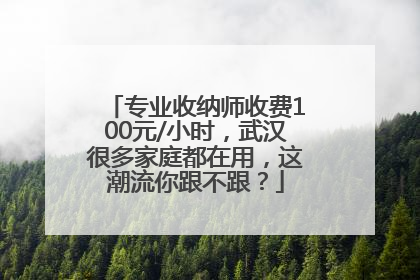 专业收纳师收费100元/小时，武汉很多家庭都在用，这潮流你跟不跟？