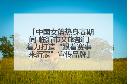 中国女篮热身赛期间 临沂市文旅部门着力打造“跟着赛事来沂蒙”宣传品牌