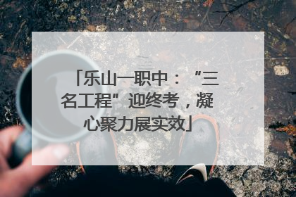 乐山一职中：“三名工程”迎终考，凝心聚力展实效