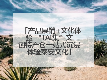 产品展销+文化体验 “TAI集”文创特产仓一站式沉浸体验泰安文化