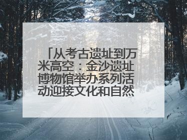 从考古遗址到万米高空：金沙遗址博物馆举办系列活动迎接文化和自然遗产日