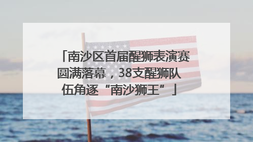 南沙区首届醒狮表演赛圆满落幕，38支醒狮队伍角逐“南沙狮王”