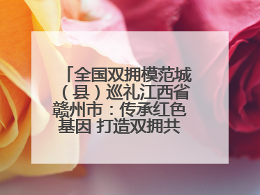 全国双拥模范城（县）巡礼江西省赣州市：传承红色基因 打造双拥共建新高地