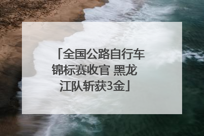 全国公路自行车锦标赛收官 黑龙江队斩获3金