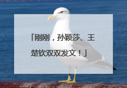 刚刚，孙颖莎、王楚钦双双发文！