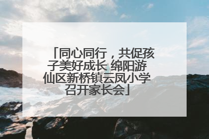 同心同行，共促孩子美好成长 绵阳游仙区新桥镇云凤小学召开家长会