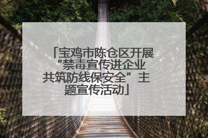 宝鸡市陈仓区开展“禁毒宣传进企业 共筑防线保安全”主题宣传活动