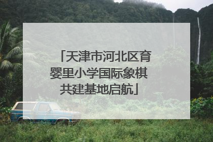 天津市河北区育婴里小学国际象棋共建基地启航