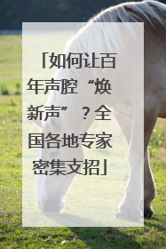 如何让百年声腔“焕新声”？全国各地专家密集支招