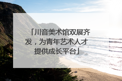 川音美术馆双展齐发，为青年艺术人才提供成长平台