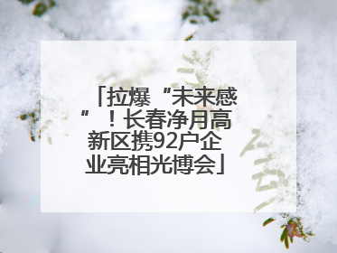拉爆“未来感”！长春净月高新区携92户企业亮相光博会