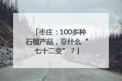 枣庄：100多种石榴产品，靠什么“七十二变”？