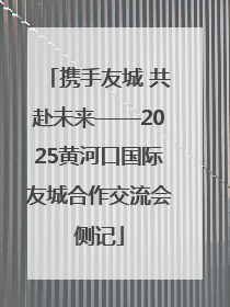 携手友城 共赴未来——2025黄河口国际友城合作交流会侧记