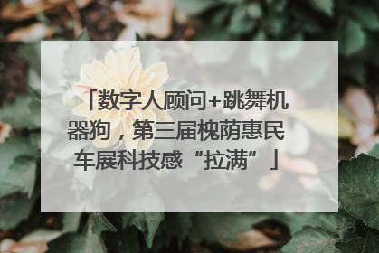 数字人顾问+跳舞机器狗，第三届槐荫惠民车展科技感“拉满”