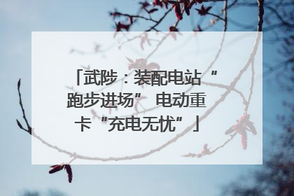 武陟：装配电站“跑步进场” 电动重卡“充电无忧”