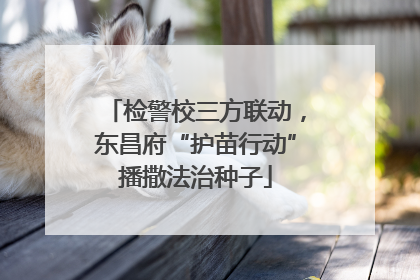检警校三方联动，东昌府“护苗行动”播撒法治种子