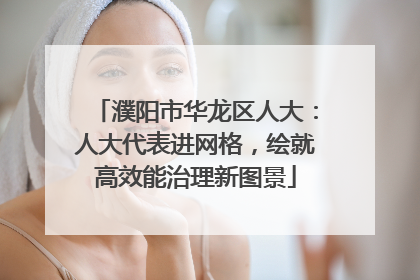 濮阳市华龙区人大：人大代表进网格，绘就高效能治理新图景