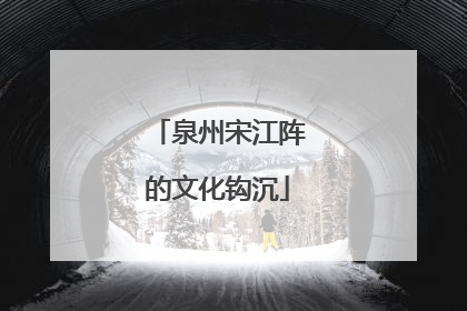 泉州宋江阵的文化钩沉