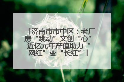 济南市市中区：老厂房“跳动”文创“心” 近亿元年产值助力“网红”变“长红”