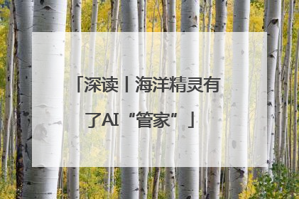 深读丨海洋精灵有了AI“管家”