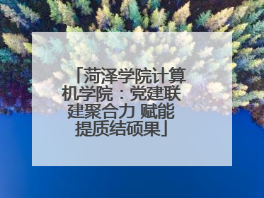 菏泽学院计算机学院：党建联建聚合力 赋能提质结硕果