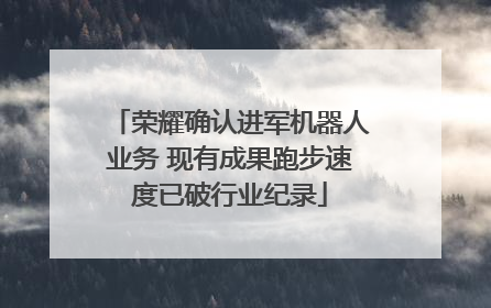 荣耀确认进军机器人业务 现有成果跑步速度已破行业纪录