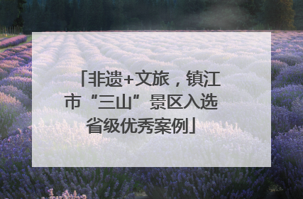 非遗+文旅，镇江市“三山”景区入选省级优秀案例