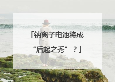 钠离子电池将成“后起之秀”？