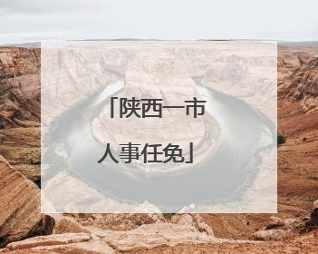 陕西一市人事任免