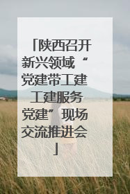 陕西召开新兴领域“党建带工建 工建服务党建”现场交流推进会