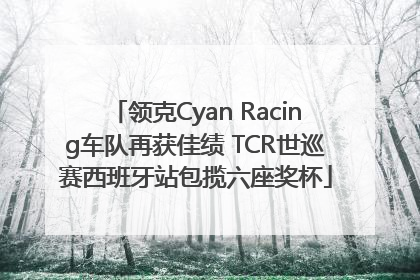 领克Cyan Racing车队再获佳绩 TCR世巡赛西班牙站包揽六座奖杯