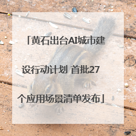 黄石出台AI城市建设行动计划 首批27个应用场景清单发布