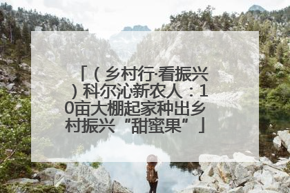 （乡村行·看振兴）科尔沁新农人：10亩大棚起家种出乡村振兴“甜蜜果”