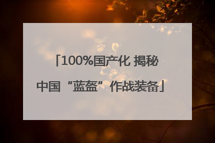 100%国产化 揭秘中国“蓝盔”作战装备