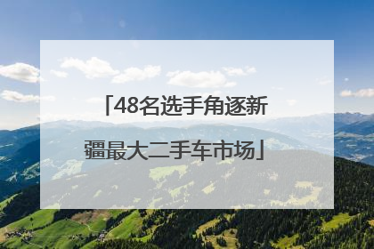 48名选手角逐新疆最大二手车市场