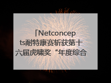 Netconcepts耐特康赛斩获第十六届虎啸奖“年度综合服务商”大奖